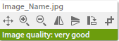 Check the image quality in the Saal Design software